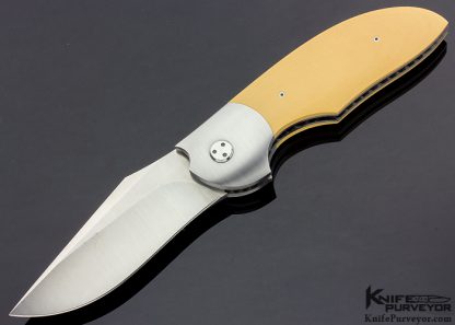 Stan Wilson Custom Knife Westinghouse Micarta NFF "Non Flipper Flipper"