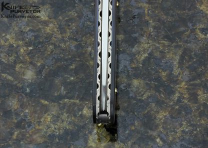 Steve Fecas Custom Knife Blacklip Pearl Linerlock - Image 6