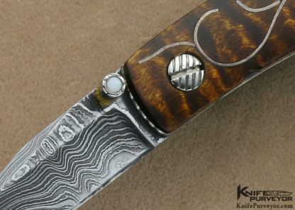 Steven Hill Custom Knife Tribute to Bill Moran Linerlock - Image 2