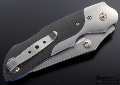 Steve Woods Custom Knife Linerlock Stainless Bolster - Image 3