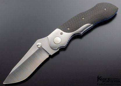 Steve Woods Custom Knife Linerlock Stainless Bolster