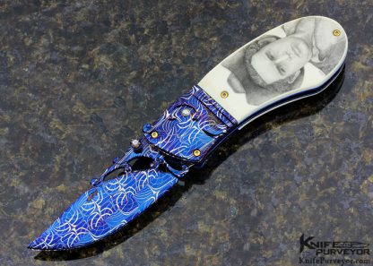 Suchat Jangtanong Custom Knife Scrimshawed by panja Pojiew