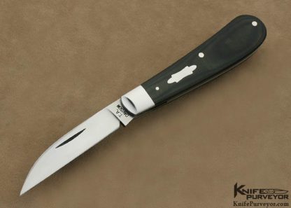 T.A. Davison Custom Knife Canvas Micarta Slipjoint