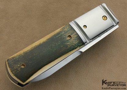 Terry Knipschield Custom Knife  Stainless Steel Linerlock - Image 3