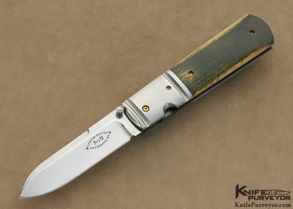 Terry Knipschield Custom Knife  Stainless Steel Linerlock