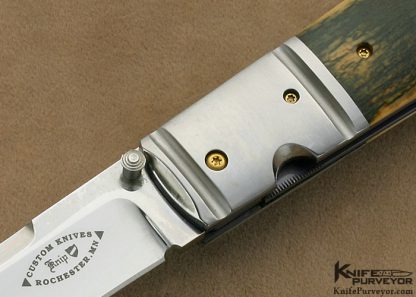 Terry Knipschield Custom Knife  Stainless Steel Linerlock - Image 2