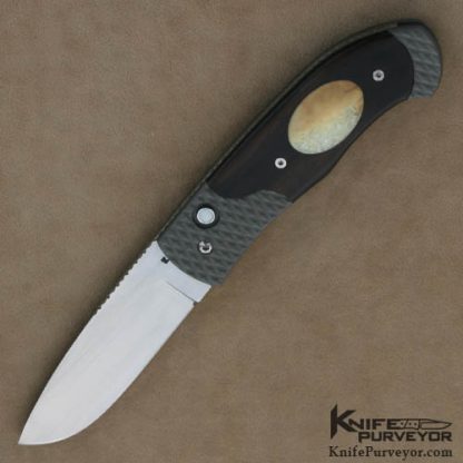 Chris English Custom Knives Button Release Automatic