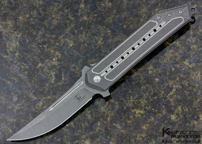 Todd Begg Custom Knife "Sun Tzu Kwaiken" Machined Titanium Frame Lock Flipper