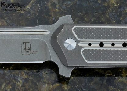 Todd Begg Custom Knife "Sun Tzu Kwaiken" Machined Titanium Frame Lock Flipper - Image 2