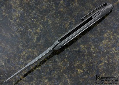 Todd Begg Custom Knife "Sun Tzu Kwaiken" Machined Titanium Frame Lock Flipper - Image 5