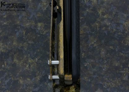 Todd Begg Custom Knife "Black and Gold" Bodega Frame Lock - Image 7