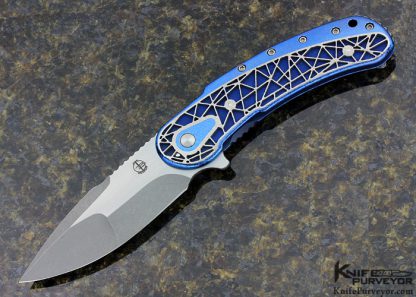 Todd Begg Custom Knife Pierced Ti Bodega Flipper