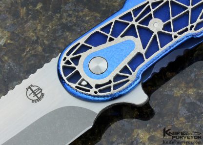 Todd Begg Custom Knife Pierced Ti Bodega Flipper - Image 2