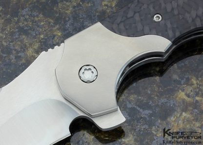 Todd Fischer Custom Knife 4.0 Carbon Fiber and Titanium Archangel - Image 2