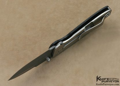 Tom Krein Custom Knife Carbon Fiber & Titanium Alpha Frame Lock - Image 5