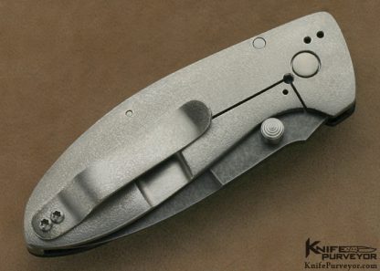 Tom Krein Custom Knife Carbon Fiber & Titanium Alpha Frame Lock - Image 3