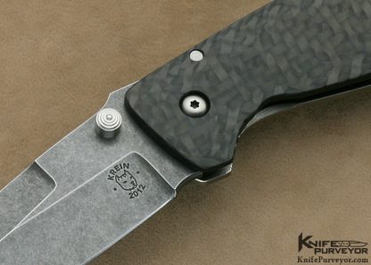 Tom Krein Custom Knife Carbon Fiber & Titanium Alpha Frame Lock - Image 2