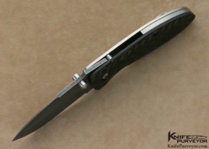 Tom Krein Custom Knife Carbon Fiber & Titanium Alpha Frame Lock - Image 4