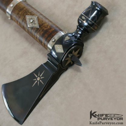 Joseph Szilaski Custom Knife Presentation Pipe Tomahawk - Image 5