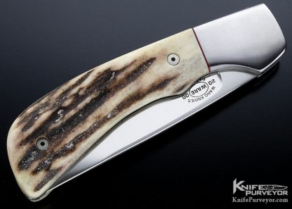 Tommy Ware Custom Knife "Wano" Stag Folder - Image 5