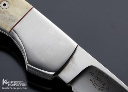 Tommy Ware Custom Knife "Wano" Stag Folder - Image 4