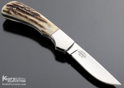 Tommy Ware Custom Knife "Wano" Stag Folder - Image 3