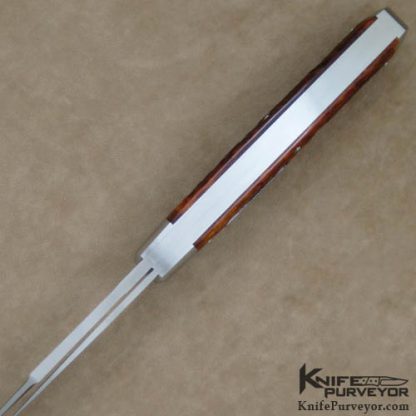 Tony Bose Custom Knife Brown Bone Remington 1263 Bullet Slipjoint - Image 4