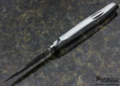 Tom Overeynder Custom Knife All Steel Lockback Dagger - Image 4