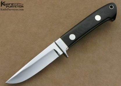 W.W. Cronk Custom Knives Burgundy Micarta Hunter