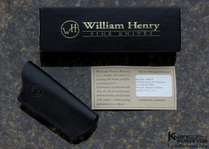 William Henry Custom Knife Titanium and Mother of Pearl Inlay Matt-Lock - Image 7