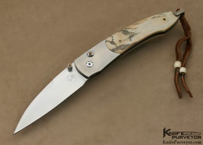 William Henry Custom Knife B7 Westcliff  Citrine Stones Button Lock