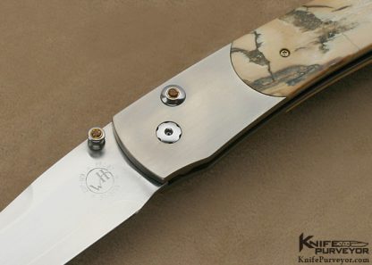 William Henry Custom Knife B7 Westcliff  Citrine Stones Button Lock - Image 2