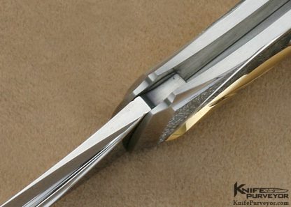 Wolfgang Loerchner Custom Knife "Aquarium" Lockback Folder - Image 7